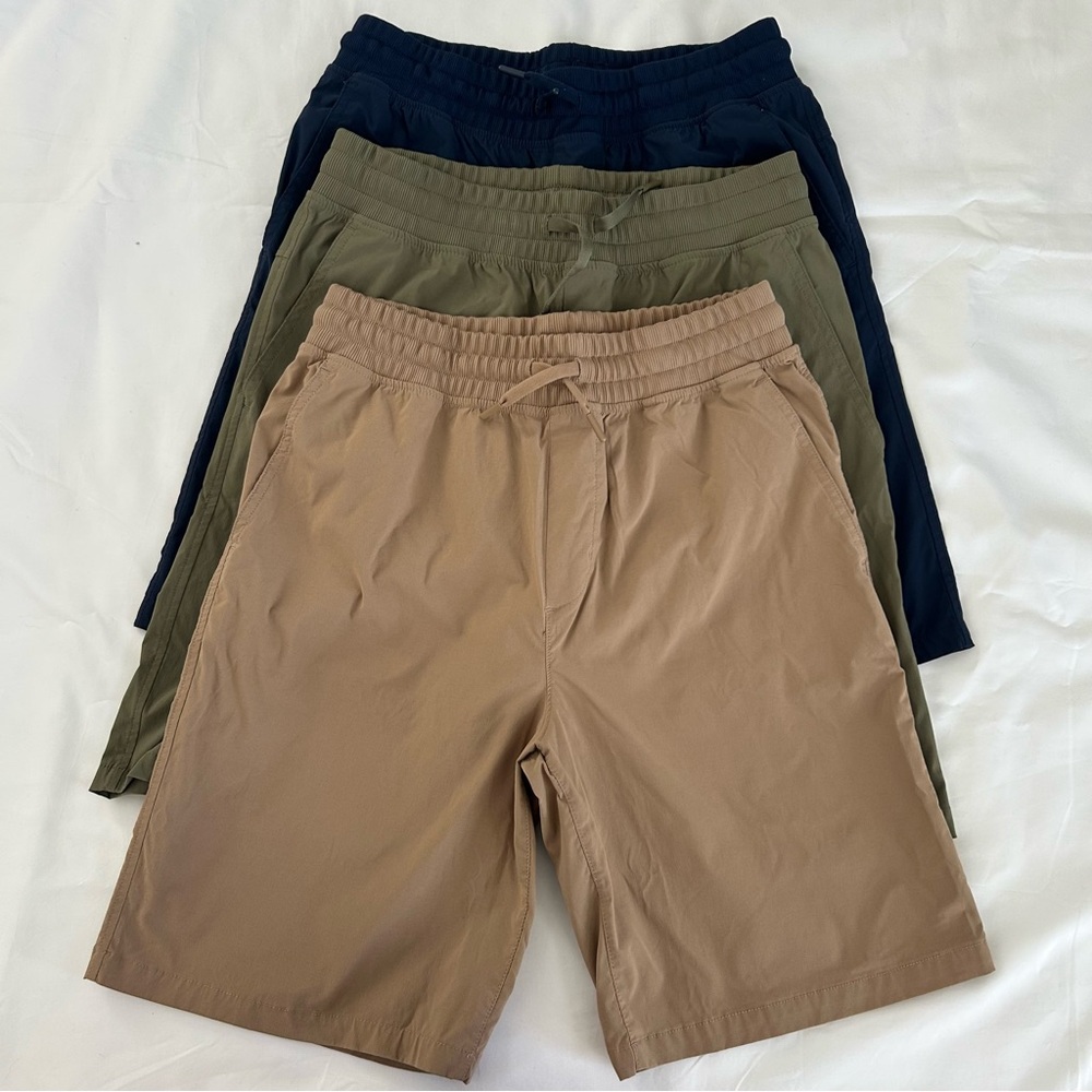 Wonder Nation 3 Everywhere Shorts Bundle, Khaki-Green- Navy XXL 18